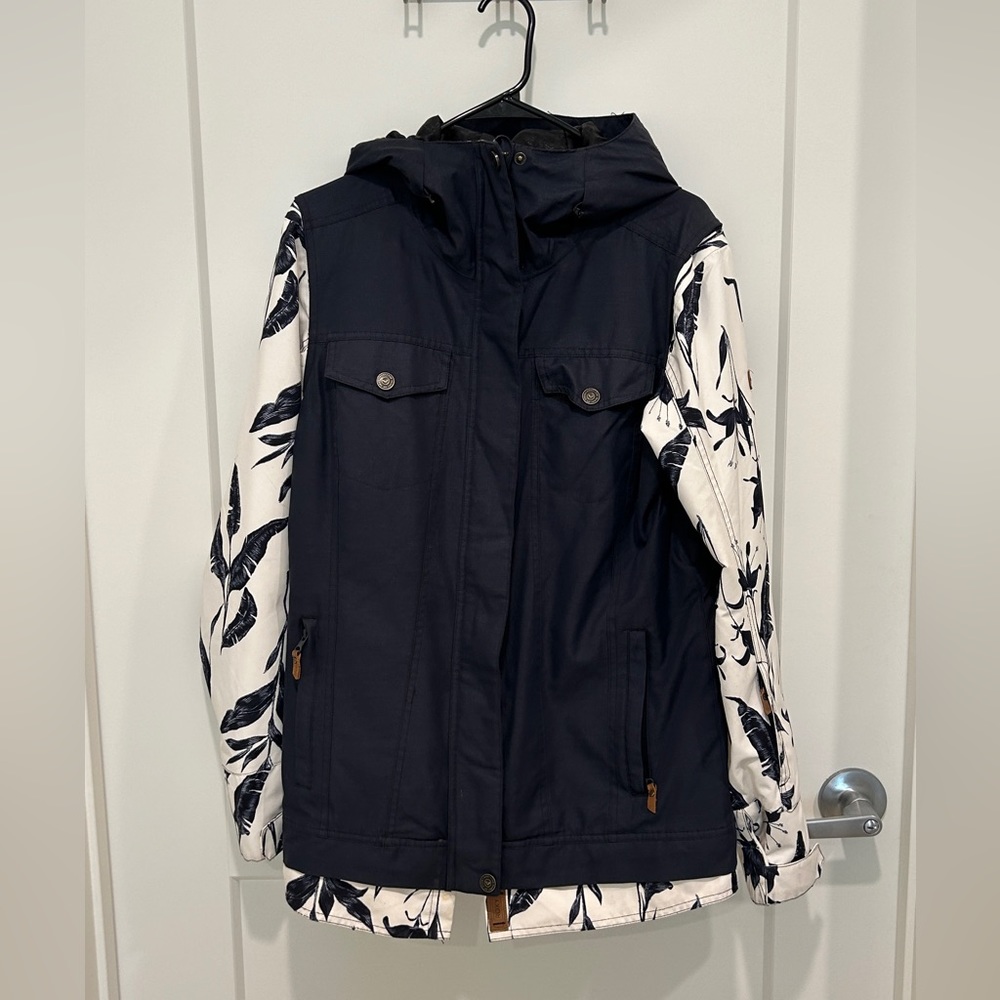 Roxy women snowboard insulated 3 in 1 jacket size M